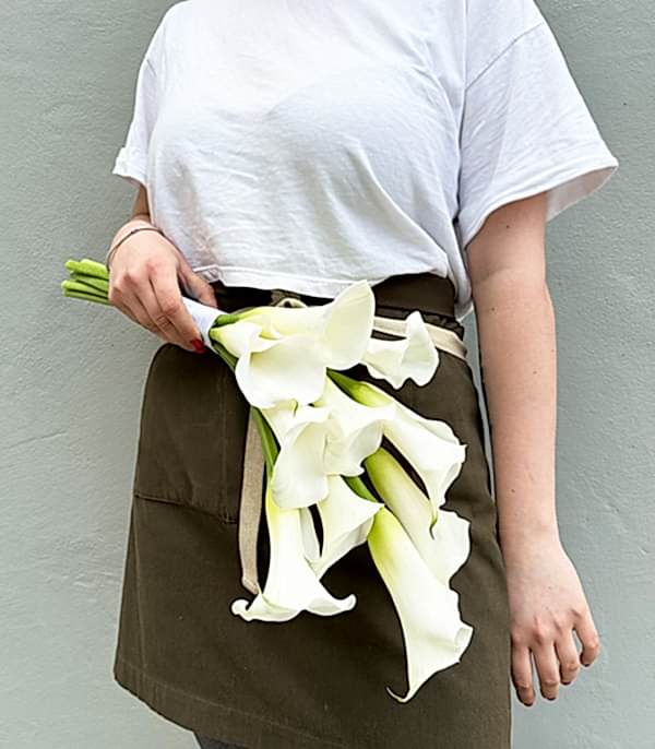 10 Beyaz Gala Gelin Buketi