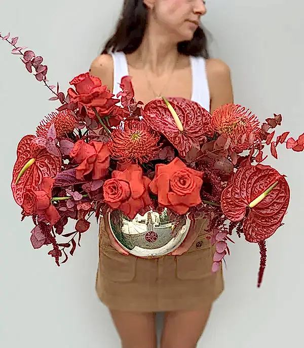 Amour Rouge Lucas Kırmızı Gül Sonbahar Aranjmanı