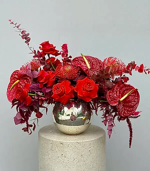 Amour Rouge Lucas Kırmızı Gül Sonbahar Aranjmanı