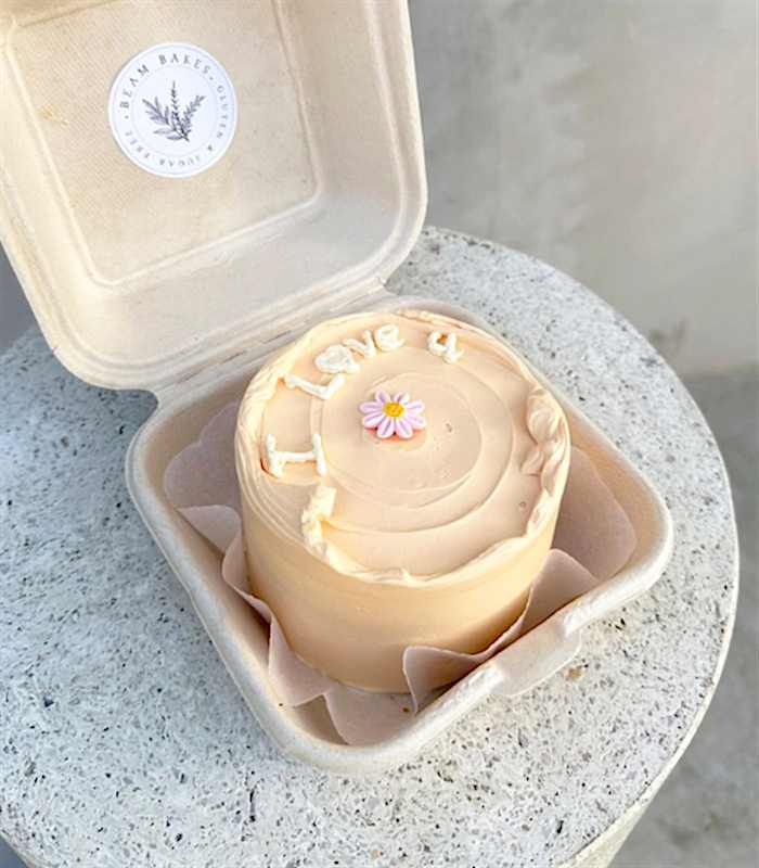 Beam Bakes I Love U Mini Bento Yaş Pasta