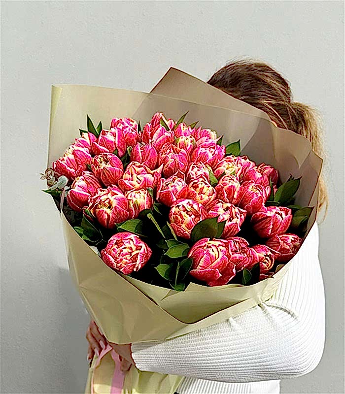 Berry Grand Deluxe 41 Pembe Lale Buketi