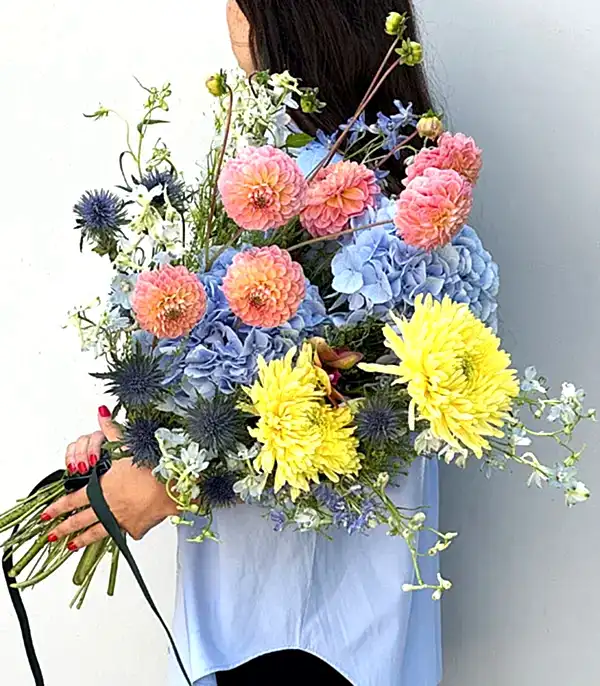 Büyükada Bloom Stamp Dahlia Ortanca İstanbul Buketi