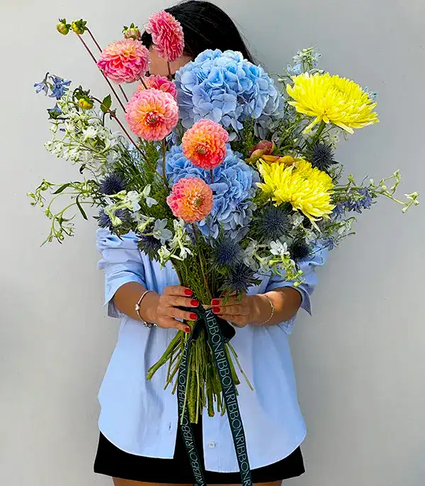 Büyükada Bloom Stamp Dahlia Ortanca İstanbul Buketi