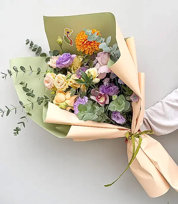 Canım Öğretmenim Lila Gül Anastasya Öğretmenler Günü Buketi