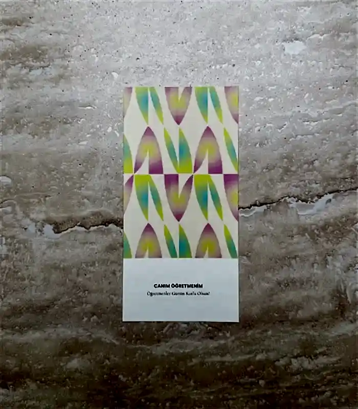 Canım Öğretmenim Öğretmenler Günün Kutlu Olsun Not Kartı