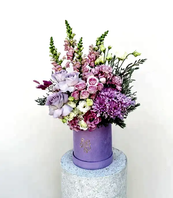 Carla Lila Pembe Kutu Çiçek