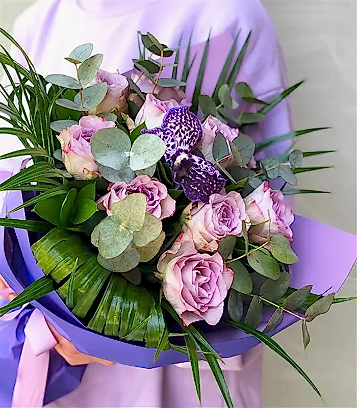 Chloe Lila Gül Buketi