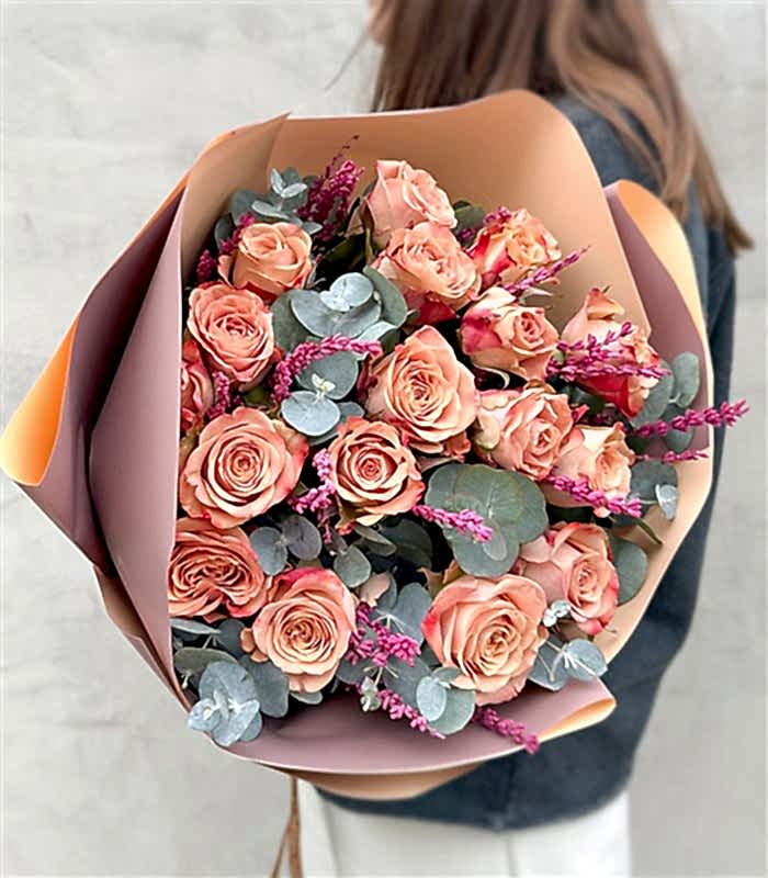 Deluxe 20 Cappucino Güller Buketi