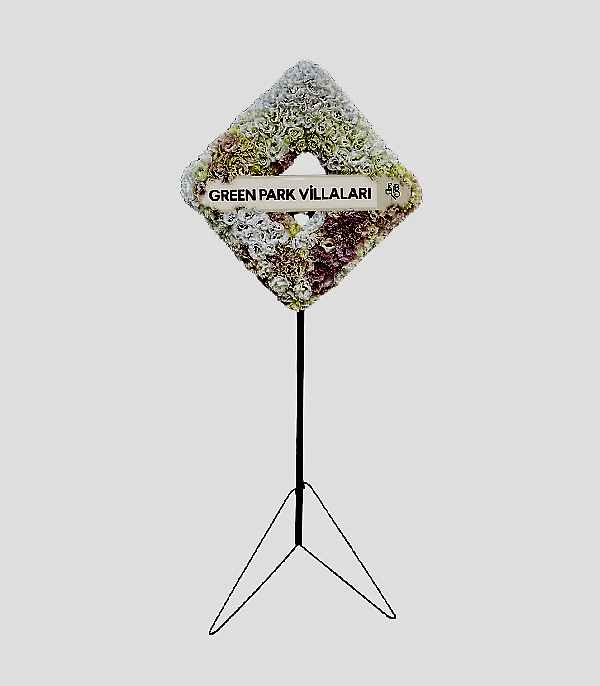 Deluxe Kare Ferforje Çelenk