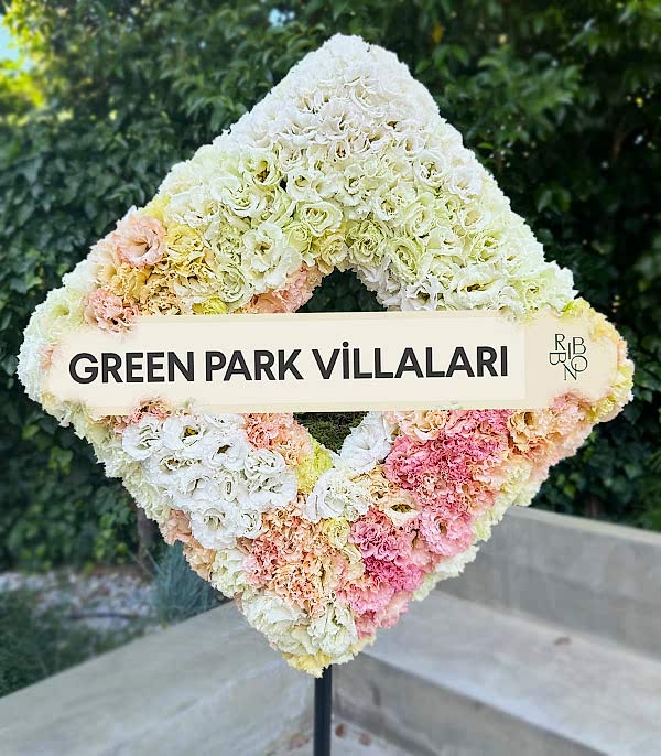 Deluxe Kare Ferforje Çelenk