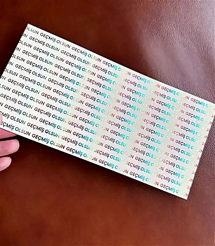 Geçmiş Olsun Not Kartı