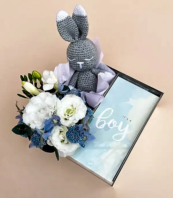 Its a Boy Yenidoğan Bebek Tebrik Çikolata Hediye Kutusu