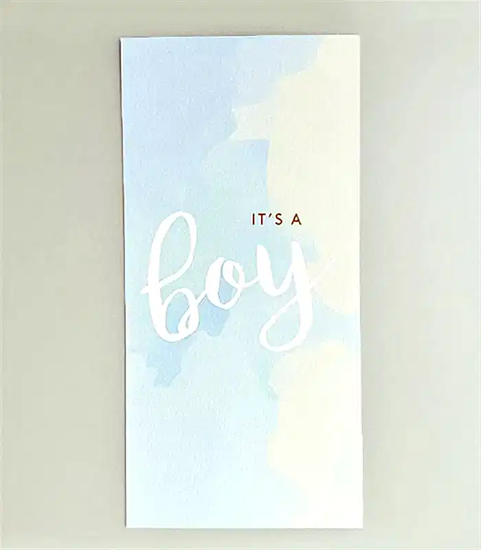 Its a Boy Not Kartı