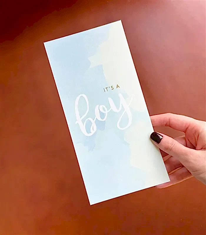 Its a Boy Not Kartı