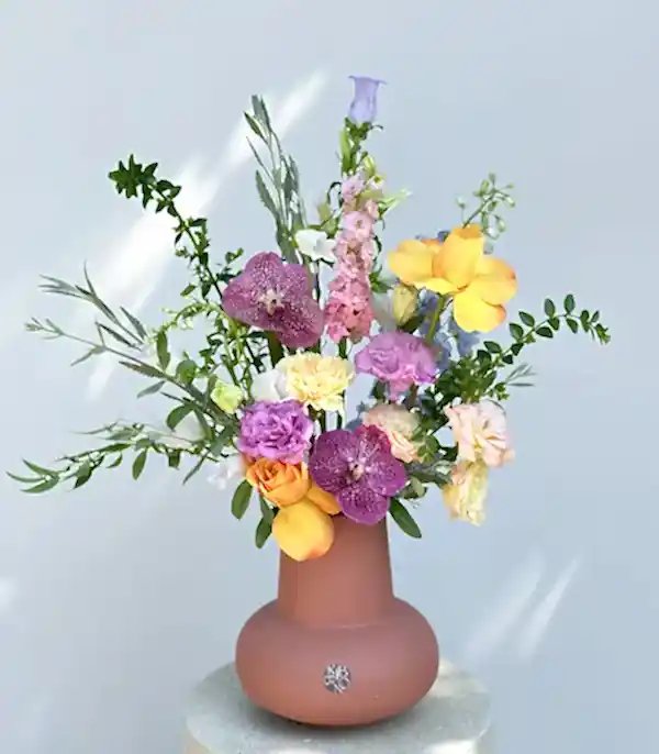 LEGO Pretty Pink Mocha Mousse Seramik Vazoda Aranjman Hediye Seti