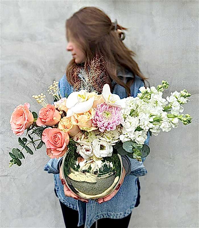 Prenses Diana Silver Vazoda Soft Aranjman