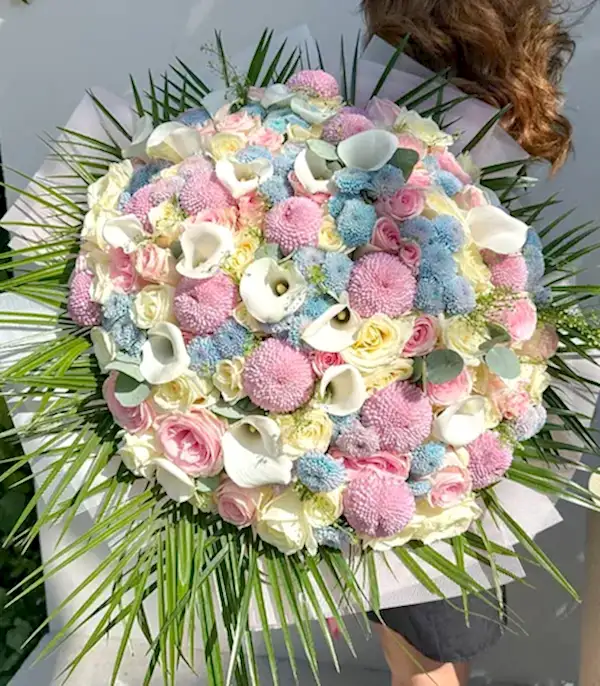 Royal Deluxe Pembe Gül Anastasya Gala Söz Nişan Buketi