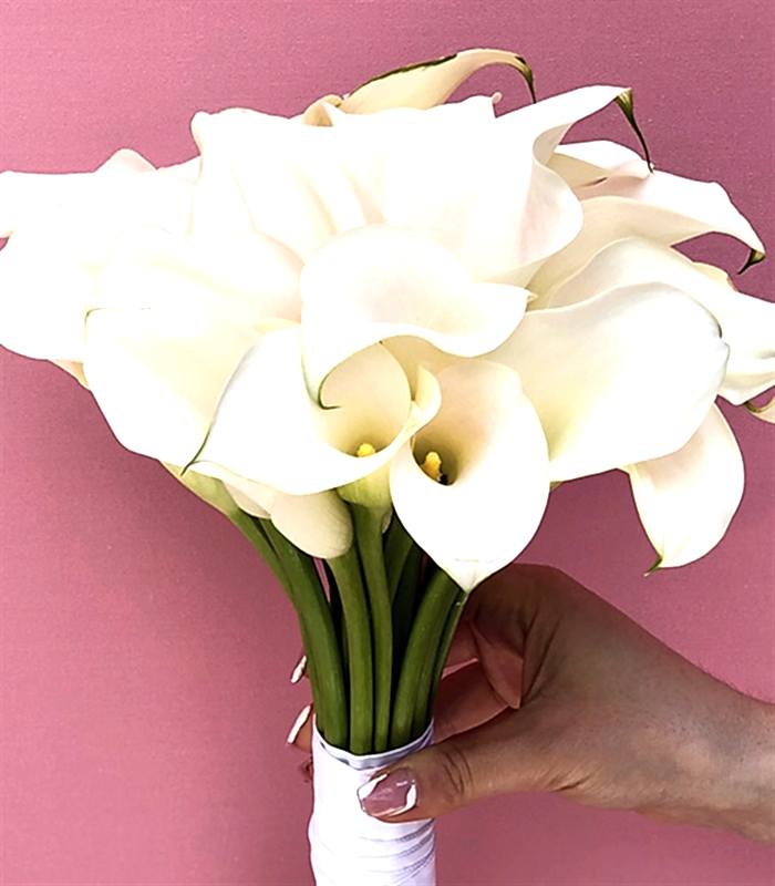 Saf Aşk 20 Beyaz Gala Gelin Buketi