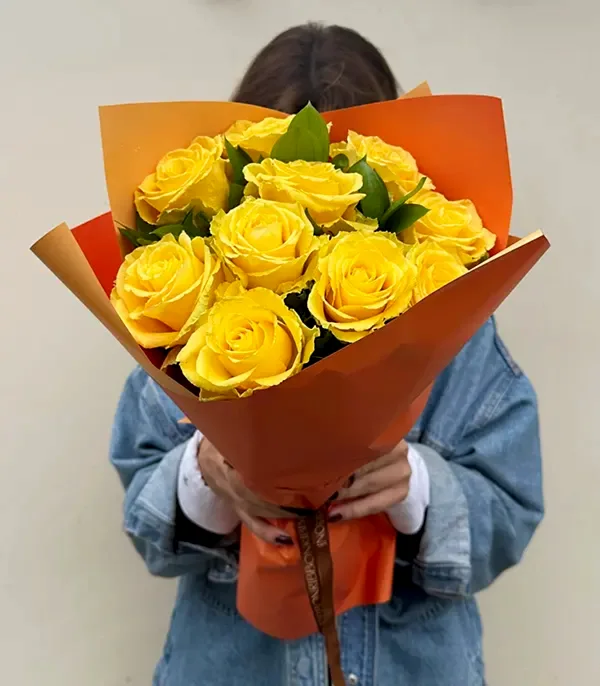 Sofia Sarı Gül Buketi