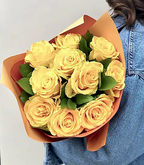 Sofia Sarı Gül Buketi