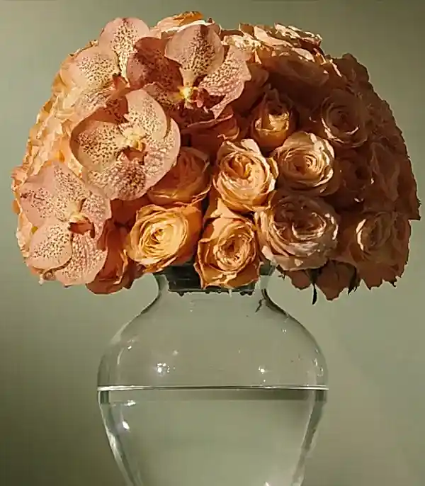 Soleil Deluxe Panoramik 101 Somon Gül Aranjmanı