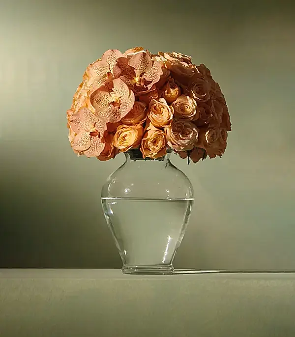 Soleil Deluxe Panoramik 101 Somon Gül Aranjmanı