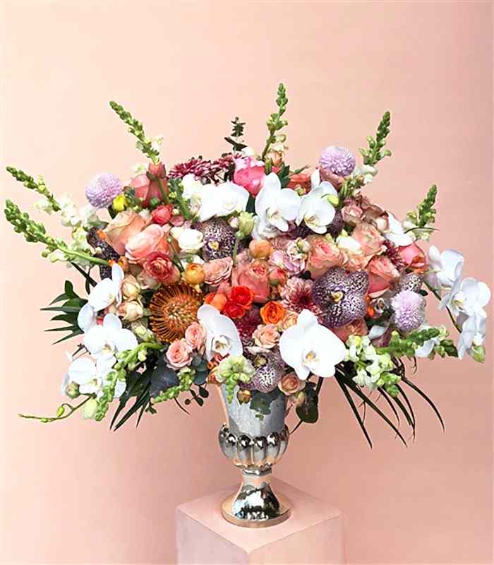 Somon Beyaz Grand Deluxe Söz Nişan Aranjmanı