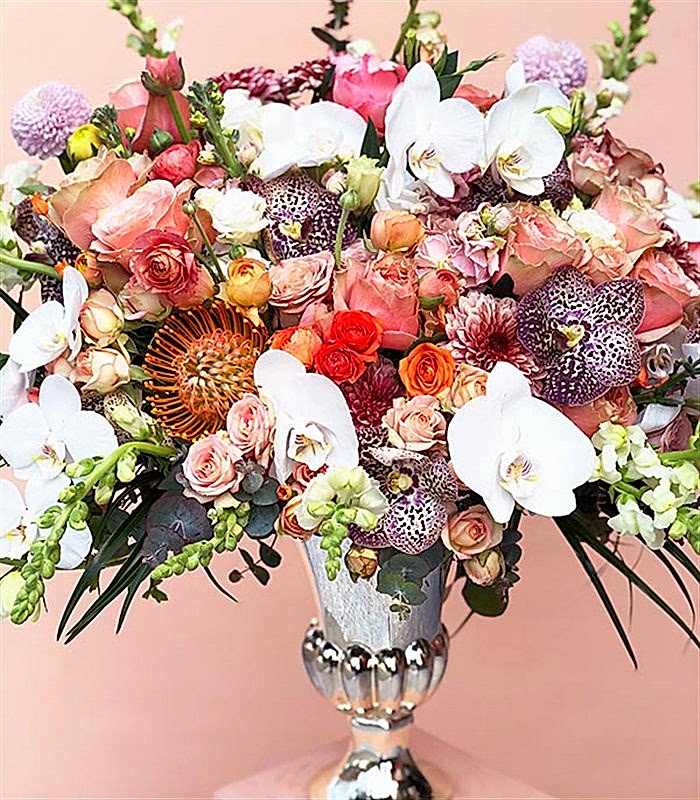 Somon Beyaz Grand Deluxe Söz Nişan Aranjmanı