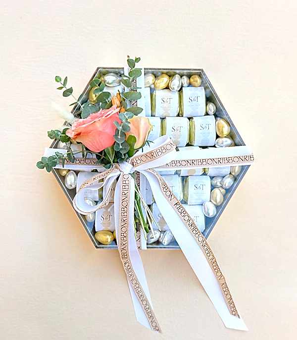 Somon Gold Grand Deluxe İsme Özel 24Lü Söz Nişan Çikolata