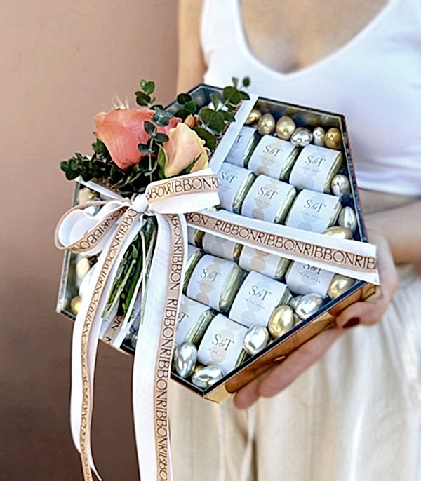 Somon Gold Grand Deluxe İsme Özel 24Lü Söz Nişan Çikolata