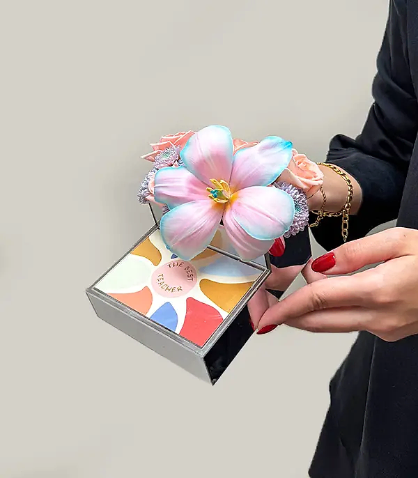 The Best Teacher Çikolata Mini Tepsi