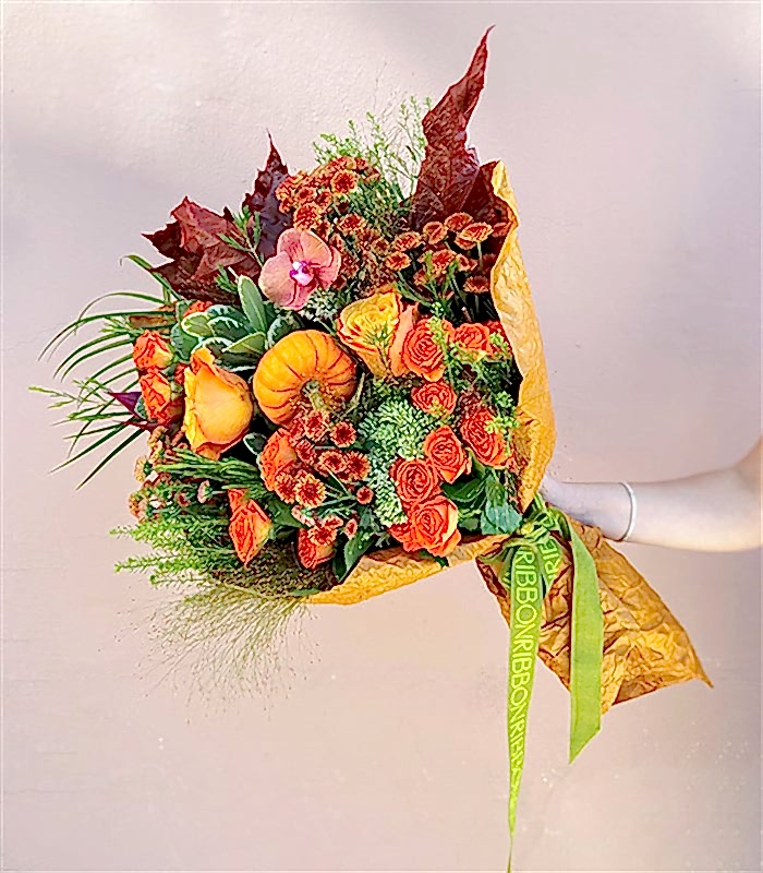 Turuncu Sonbahar Buketi Balkabaklı