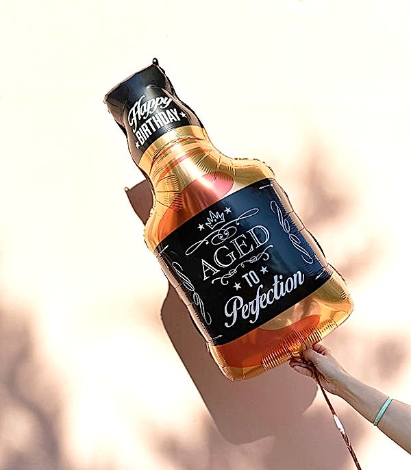 Whisky Happy Birthday Uçan Balon 90 cm