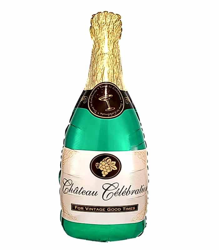 Yeşil Şampanya Uçan Balon 90 cm